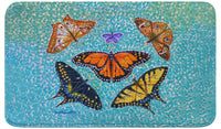Butterfly Arrangement Bath Mat