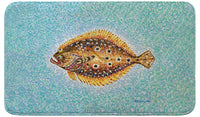 Pointillist Flounder Bath Mat