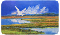 Flying Egret Bath Mat