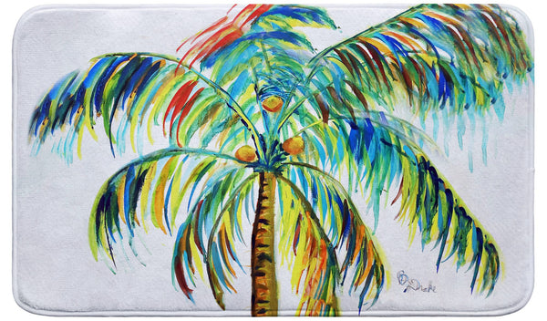 Multi-Color Palm Bath Mat