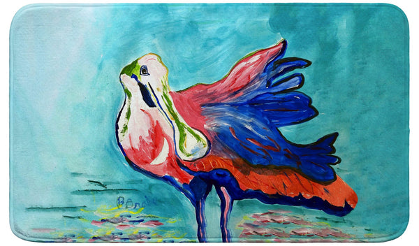 Spoonbill Looking Bath Mat