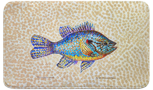 Pumpkinseed Fish Bath Mat