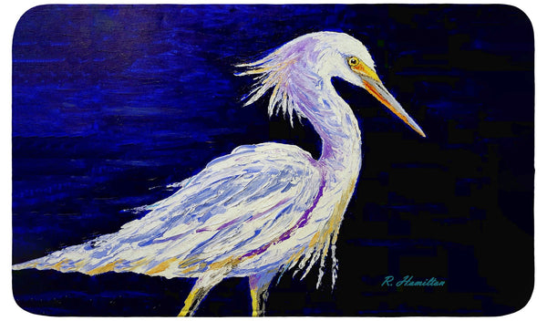 Palette Snowy Egret Bath Mat