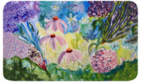 Pink Garden Bath Mat