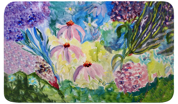 Pink Garden Bath Mat