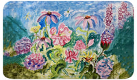 Pink Garden II Bath Mat