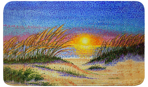 Golden Sea Oats Bath Mat
