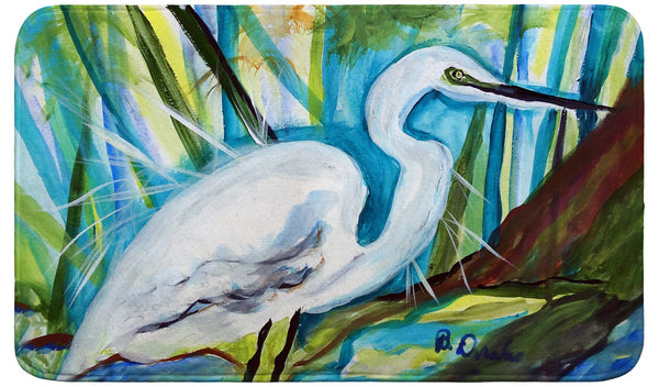 Betsy's Great Egret Bath Mat