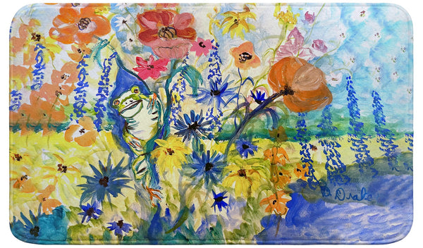 Frog & Garden Bath Mat