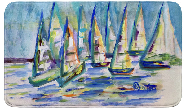 More Sailboats Bath Mat