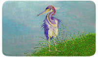 Windy Louisiana Heron Bath Mat