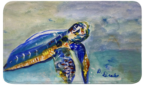 Happy Sea Turtle Bath Mat