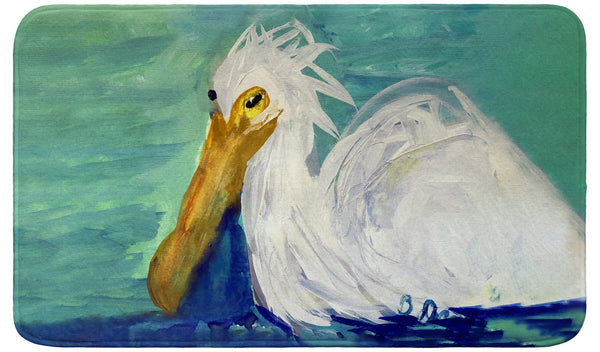 Crazy Egret Bath Mat