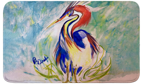 Wacky Louisiana Heron Bath Mat