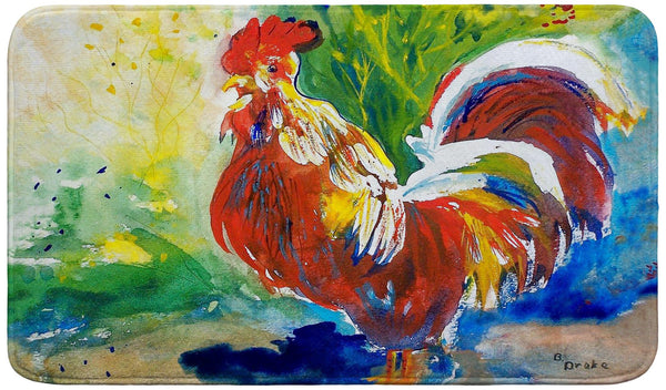 Red Rooster Bath Mat