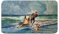 Net Fishing Bath Mat