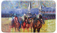 Horse Steeplechase Bath Mat