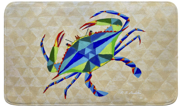 Geometric Crab Bath Mat