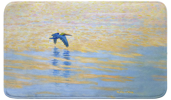 Evening Pelican Bath Mat