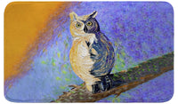 Owl Looking Back Bath Mat