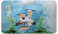 Mr and Mrs Blue Heron Bath Mat