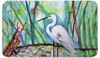 Egret in Marsh Bath Mat