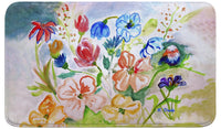 Colorful Flowers Bath Mat