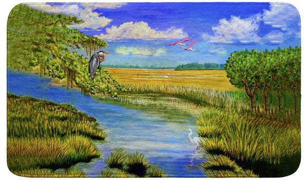 Marsh Life II Bath Mat