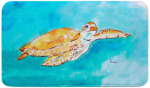 Brown Sea Turtle Bath Mat