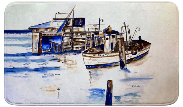 Fishing Boat II Bath Mat