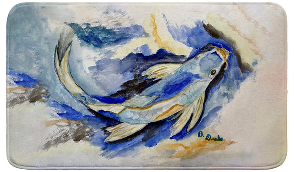 Betsy's Blue Koi Bath Mat