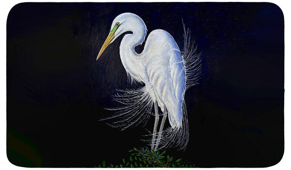 Breeding Egret Bath Mat
