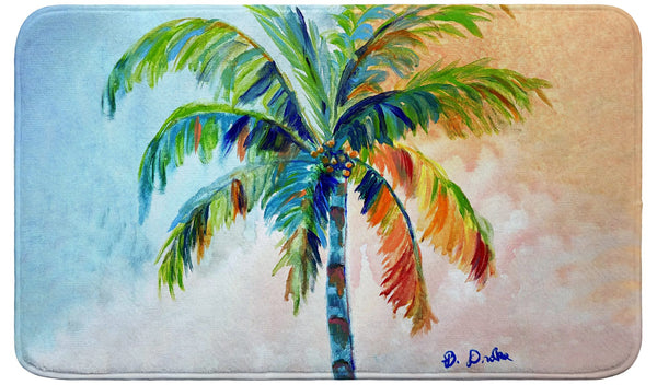 Pastel Palms Bath Mat