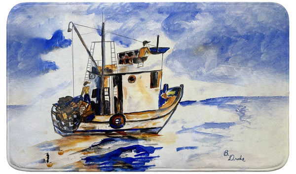 Fishing Boat III Bath Mat