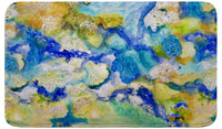 Abstract Hydrangea Bath Mat