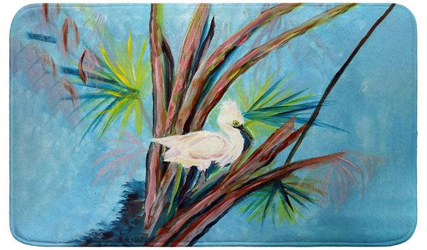 Roosting Egret Bath Mat