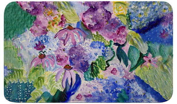 Cone Flowers III Bath Mat