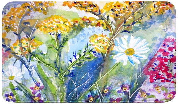 Wild Flowers Bath Mat