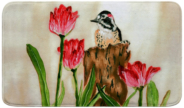 Woodpecker Bath Mat