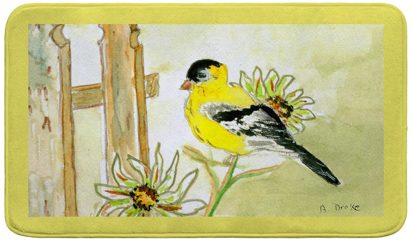 Betsy's Goldfinch Bath Mat