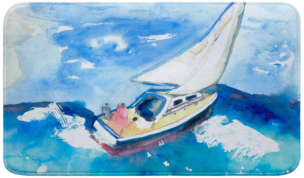 Sailboat Bath Mat