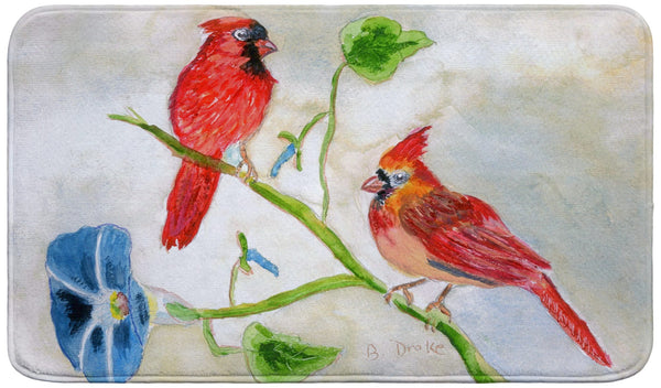 Betsy's Cardinals Bath Mat