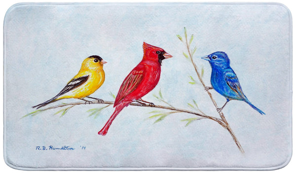 Three Birds Bath Mat