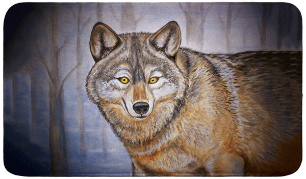Grey Wolf Bath Mat