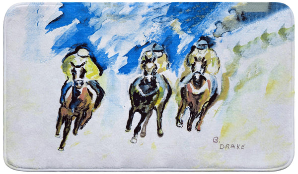 Three Racing Bath Mat