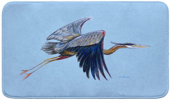 Eddie's Blue Heron Bath Mat