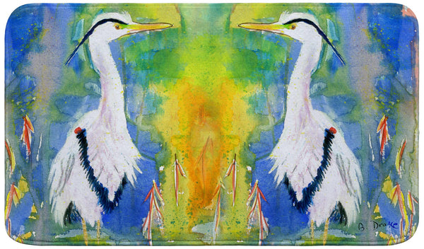 D&B's Blue Heron Bath Mat