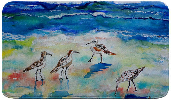 Betsy's Sandpipers Bath Mat