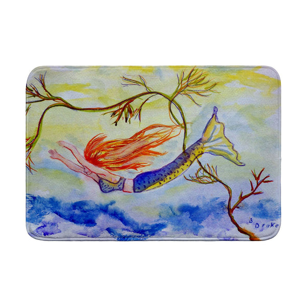 Diving Mermaid Bath Mat