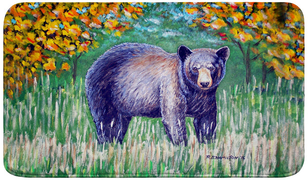 Black Bear Bath Mat